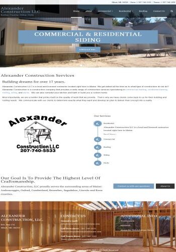 Alexander Construction Maine